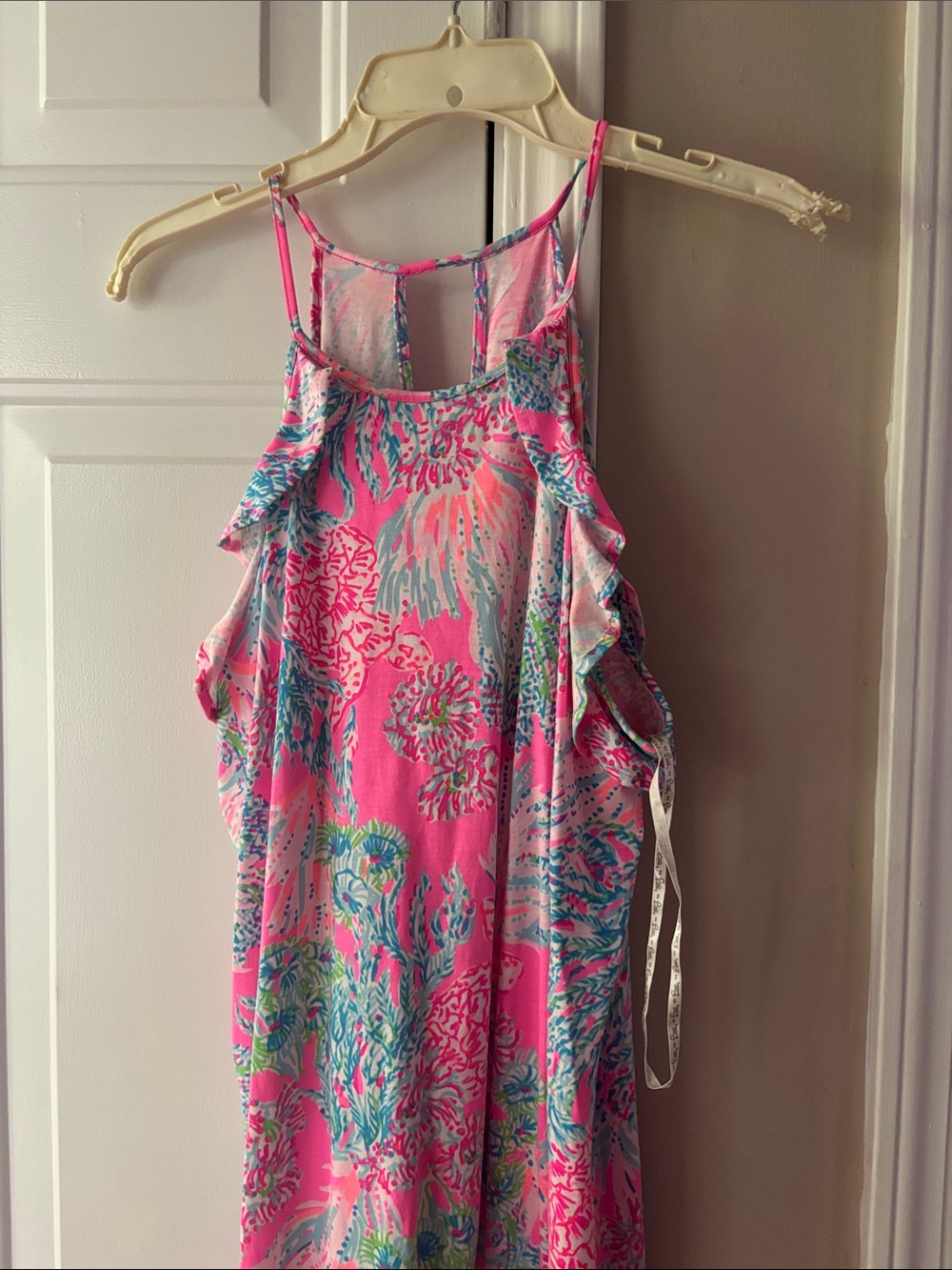 Lilly Pulitzer Pink Tropical-Print Maxi Dress - Picture 4 of 4